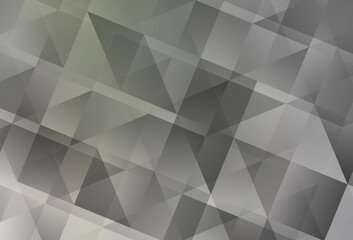 Obraz premium Light Gray vector low poly texture.