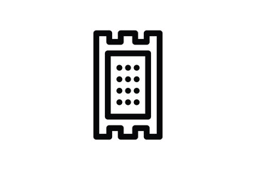 Bakery Outline Icon - Biscuit