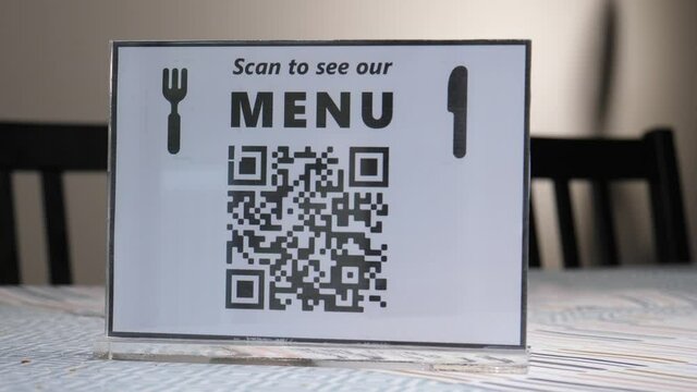 Placing a QR code for the costumers to scan to access the menu of the restaurant on their smartphone device.