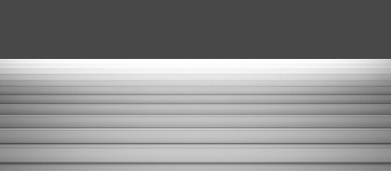 Fototapeta premium 3d rendering, abstract white background with copy space