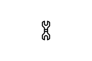 Construction Outline Icon - Wrench