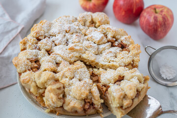 sweet home made apple pie
