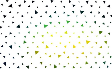 Dark Blue, Green vector  polygon abstract background. A sample with polygonal shapes. Pattern for a brand book's backdrop.