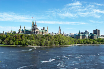 Parliament Hill in Summer, Ottawa, Ontario, Canada
