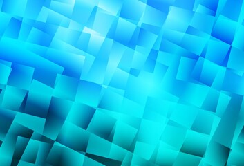 Light BLUE vector backdrop with rhombus.