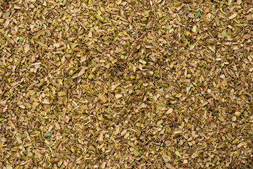 Oregano as a background.