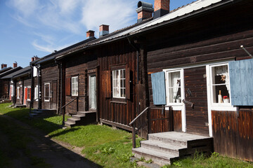very old wooden houses in the Bonnstan area