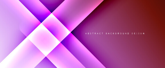 Fototapeta premium Fluid gradients with dynamic diagonal lines abstract background. Bright colors with dynamic light and shadow effects. Vector wallpaper or poster
