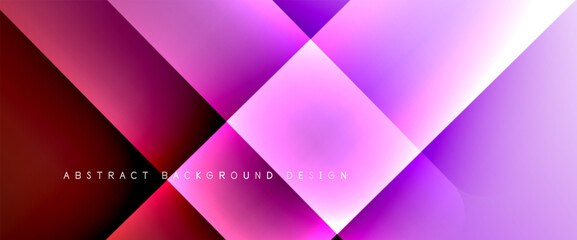 Fototapeta premium Fluid gradients with dynamic diagonal lines abstract background. Bright colors with dynamic light and shadow effects. Vector wallpaper or poster