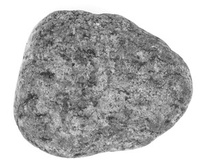 Natural large stone, cobblestone isolated on white background. stones for baths and saunas