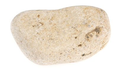 Natural large stone, cobblestone isolated on white background. stones for baths and saunas