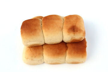 Homemade Freshly baked soft Dinner Rolls, selective focus