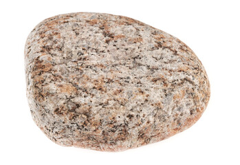 Natural large stone, cobblestone isolated on white background. stones for baths and saunas