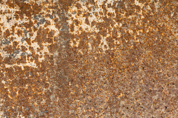 Rusted metal background texture. old rusty iron close up