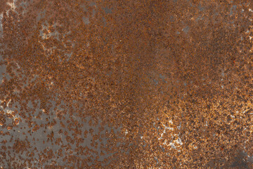 Rusted metal background texture. old rusty iron close up