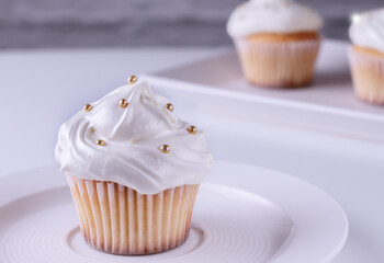 Bizet cream cupcakes - a very popular classic dessert