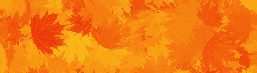abstract vintage colorful watercolor autumn fall leaves leaf maple orange yellow nature wallpaper background bg ground texture art