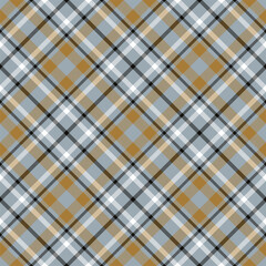 Plaid pattern seamless. Check fabric texture. Stripe square background. Vector textile design.