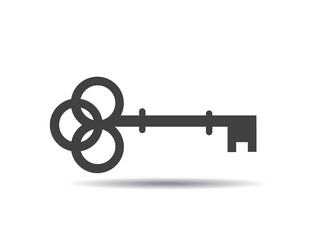 Key vector illustration icon