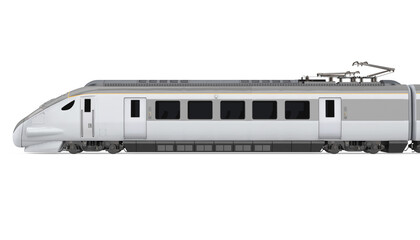 High Speed Train Isolated © nerthuz
