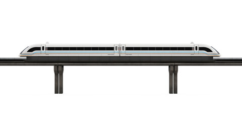Monorail Train Isolated