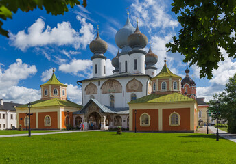 Fototapeta na wymiar Tikhvin Monastery - Saint Petersburg region - Russia