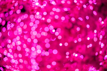 pink light bokeh backgound