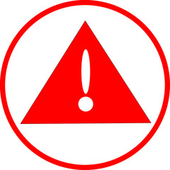 warning attention Vector Icon For Web And App