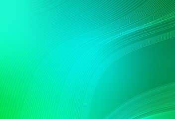 Light Green vector blurred bright pattern.