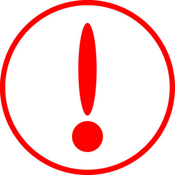 warning attention Vector Icon For Web And App