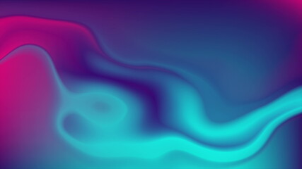 Blue purple neon flowing liquid waves abstract background