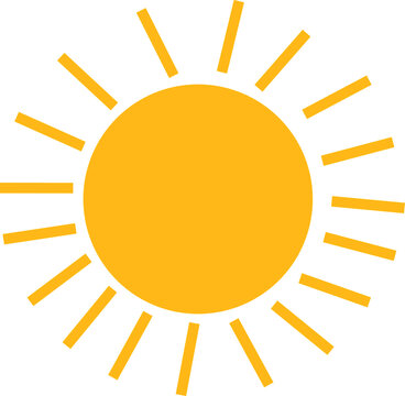 sun Vector Icon For Web And App