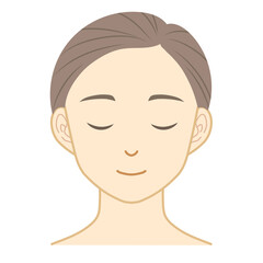 女性の顔