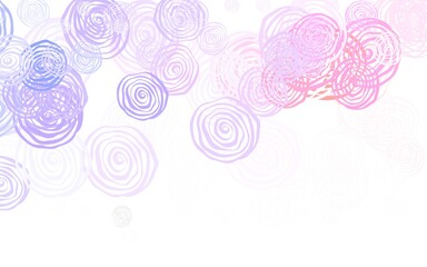 Light Pink, Yellow vector natural pattern with roses.