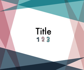 カラフルな背景デザイン素材