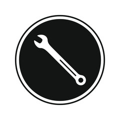 Wrench icon. Service tools vector. vector illustration