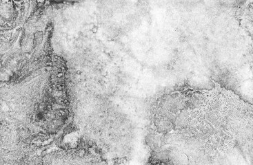 black white gray paint in monotype technique, abstract texture background for your design Imitation marble, granite. Paper marbling aqueous surface design, unique monotype.