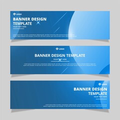 Set of modern abstract vector banners design. Template ready for use in web or print design.