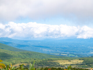 Obraz premium 八幡平アスピーテラインからの景色