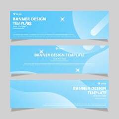 Set of modern abstract vector banners design. Template ready for use in web or print design.