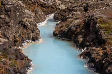 Outside Blue Lagoon, Reykjanes Peninsula, Iceland.