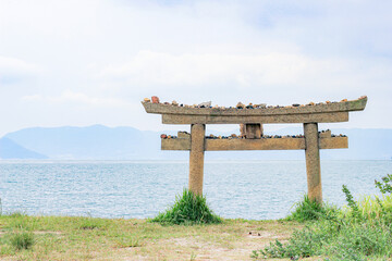直島　恵美須神社の鳥居