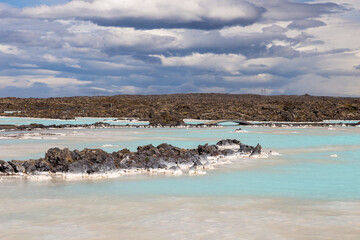 Outside Blue Lagoon, Reykjanes Peninsula, Iceland.
