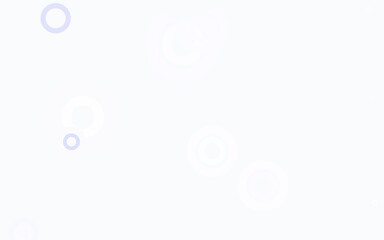 Light Purple vector background with bubbles.