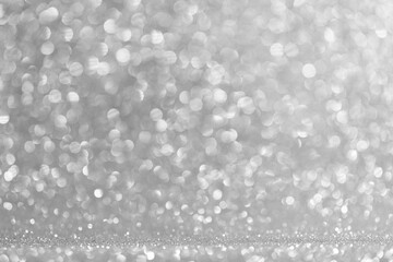 Abstract silver glitter background