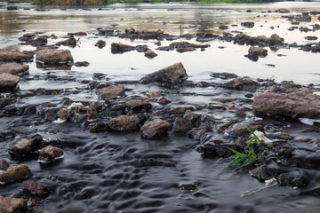 A photo of the water on a long exposure.