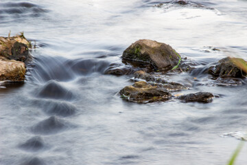 A photo of the water on a long exposure.