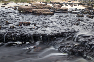 A photo of the water on a long exposure.