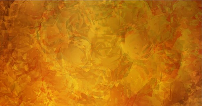 4K looping dark orange video footage with flowers. Shining colorful animation with gradient flowers. Slideshow for web sites. 4096 x 2160, 30 fps.