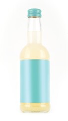 Photo-Layout bottles for drink on a white background with a blank label